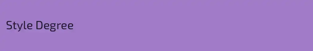 Style Degree